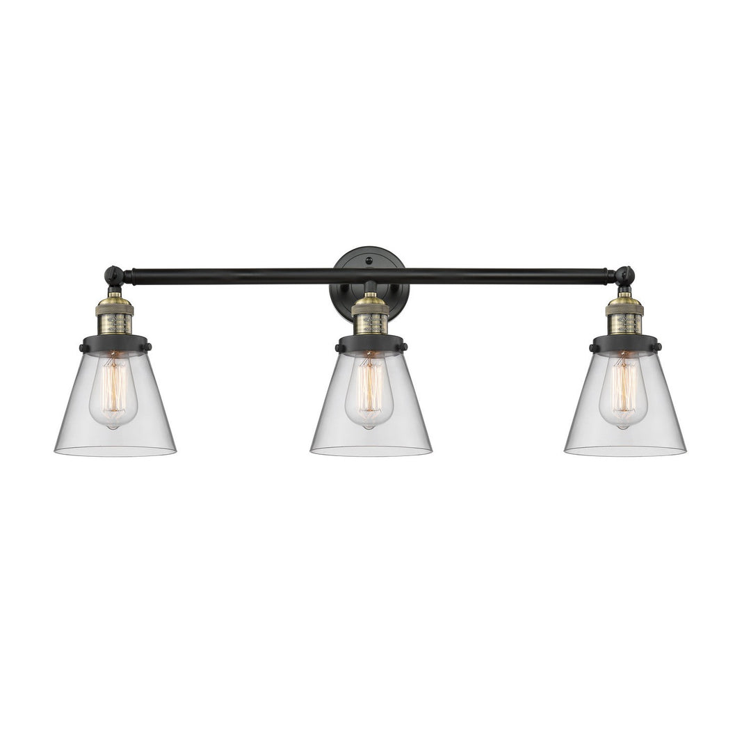 Innovations Franklin Restoration 205-BAB-G62 Bath Vanity Light 30 in. wide - Black Antique Brass