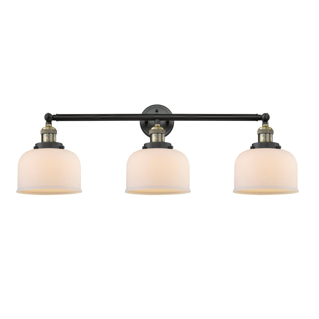 Innovations Franklin Restoration 205-BAB-G71 Bath Vanity Light 32 in. wide - Black Antique Brass