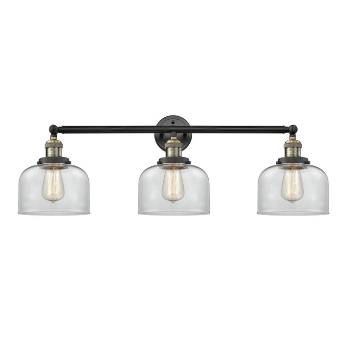 Innovations Franklin Restoration 205-BAB-G72-LED Bath Vanity Light 32 in. wide - Black Antique Brass