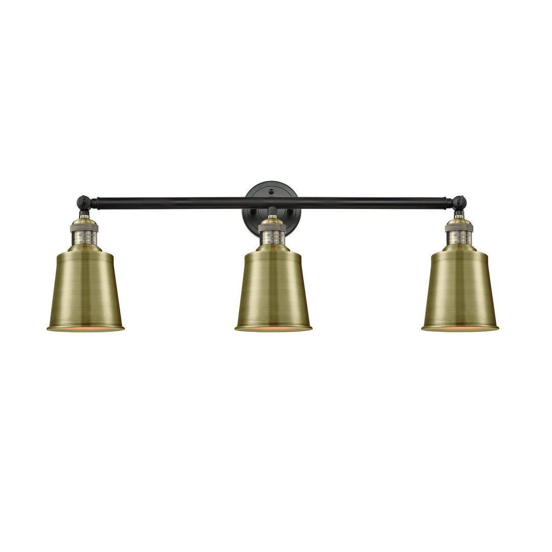 Innovations Franklin Restoration 205-BAB-M9-AB-LED Bath Vanity Light 32 in. wide - Black Antique Brass