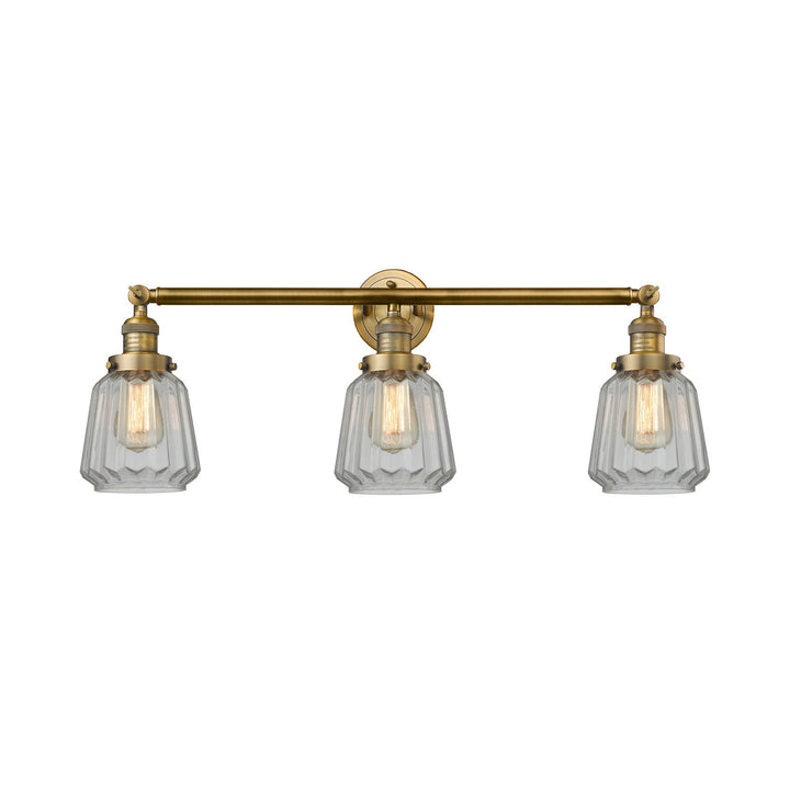 Innovations Franklin Restoration 205-BB-G142-LED Bath Vanity Light 30 in. wide - Brushed Brass