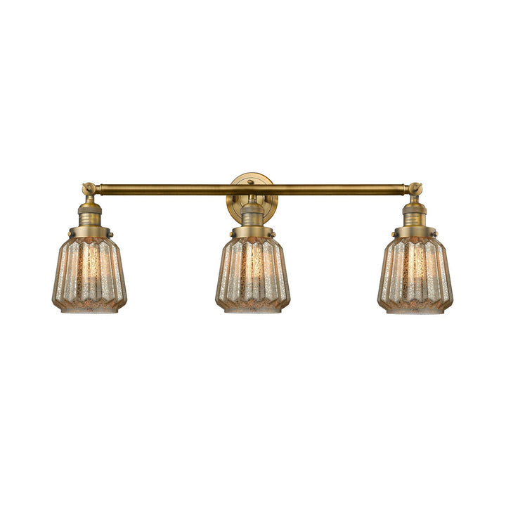 Innovations Franklin Restoration 205-BB-G146-LED Bath Vanity Light 30 in. wide - Brushed Brass
