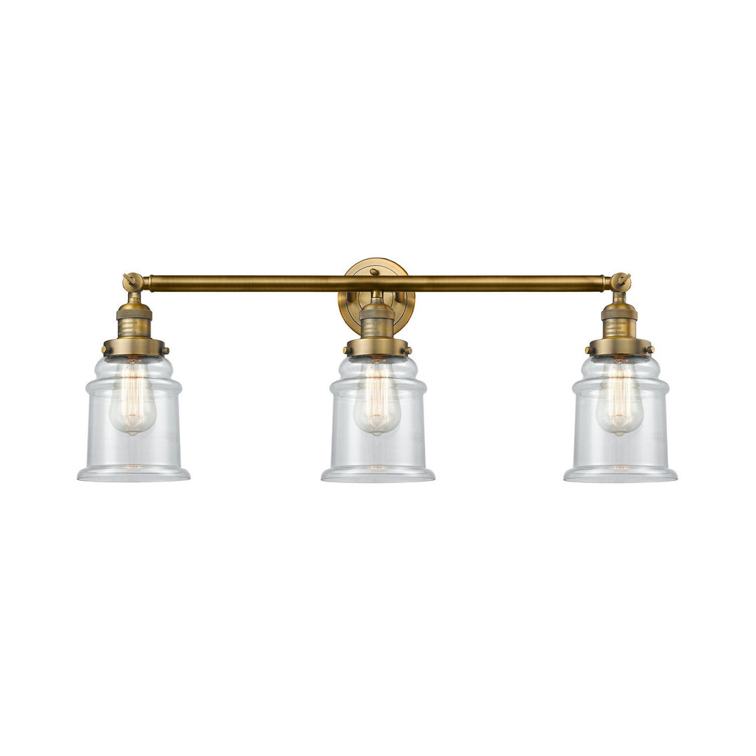 Innovations Franklin Restoration 205-BB-G182-LED Bath Vanity Light 30 in. wide - Brushed Brass