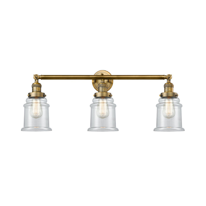 Innovations Franklin Restoration 205-BB-G182-LED Bath Vanity Light 30 in. wide - Brushed Brass