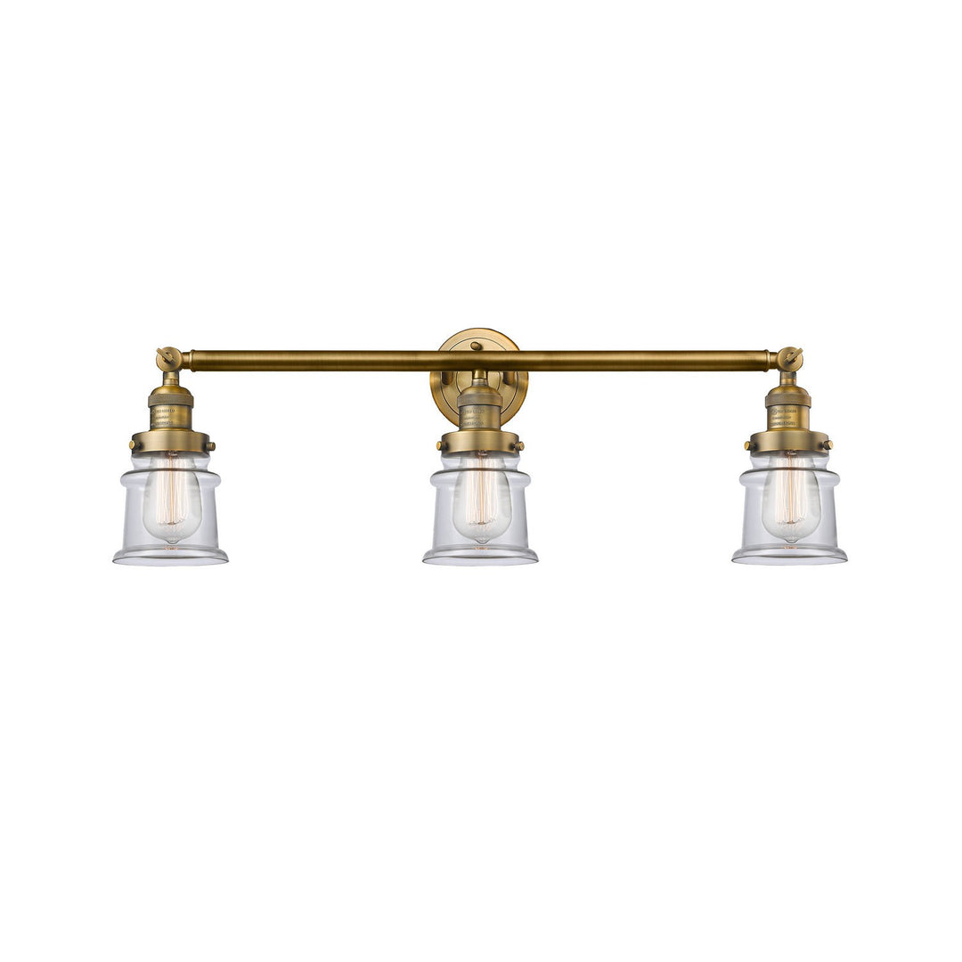 Innovations Franklin Restoration 205-BB-G182S Bath Vanity Light 30 in. wide - Brushed Brass