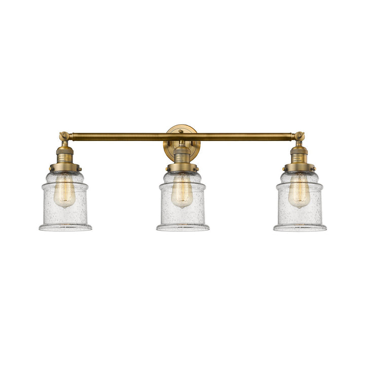 Innovations Franklin Restoration 205-BB-G184-LED Bath Vanity Light 30 in. wide - Brushed Brass