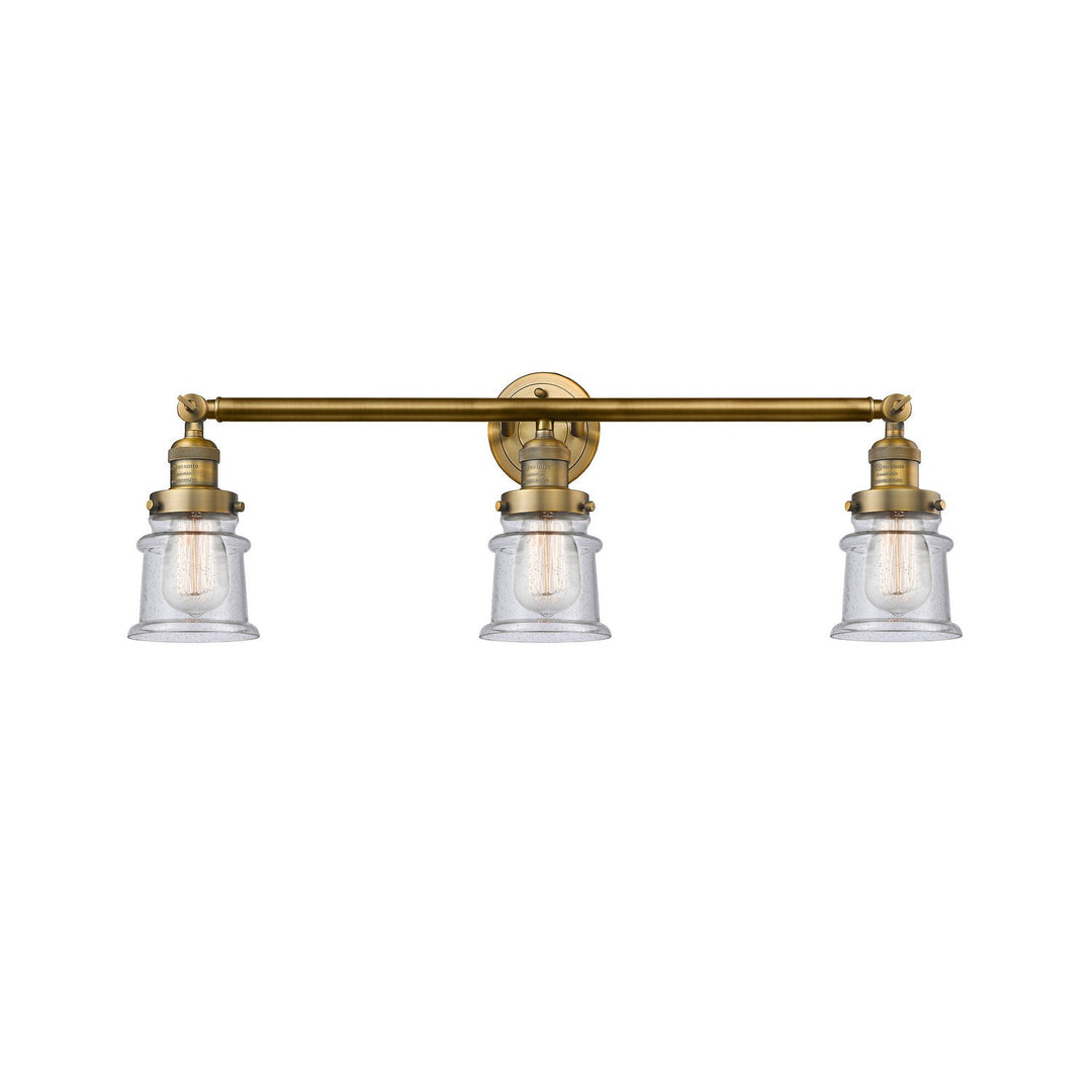 Innovations Franklin Restoration 205-BB-G184S Bath Vanity Light 30 in. wide - Brushed Brass