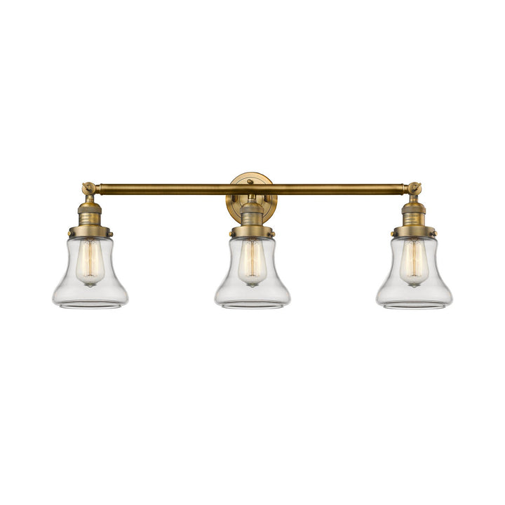 Innovations Franklin Restoration 205-BB-G192-LED Bath Vanity Light 30 in. wide - Brushed Brass