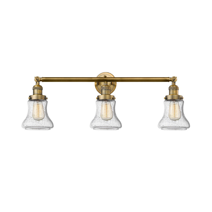 Innovations Franklin Restoration 205-BB-G194-LED Bath Vanity Light 30 in. wide - Brushed Brass
