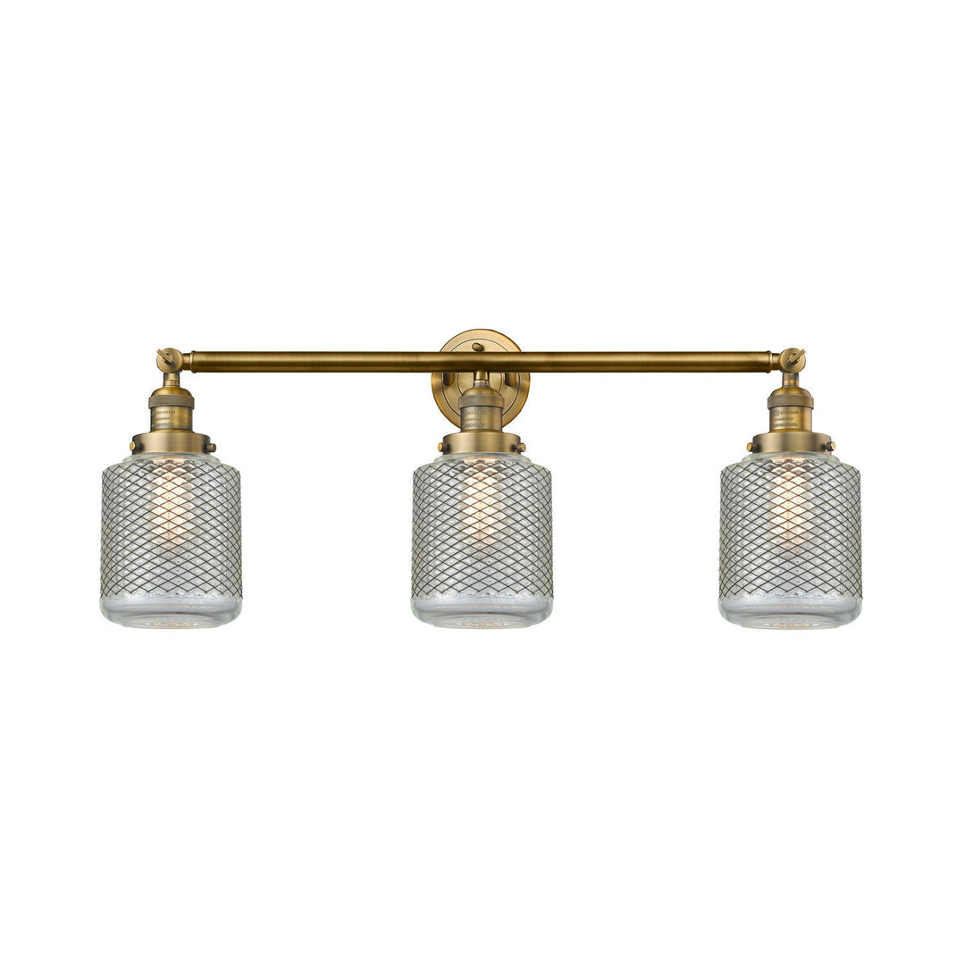 Innovations Franklin Restoration 205-BB-G262-LED Bath Vanity Light 32 in. wide - Brushed Brass