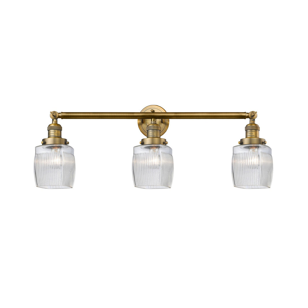 Innovations Franklin Restoration 205-BB-G302-LED Bath Vanity Light 32 in. wide - Brushed Brass