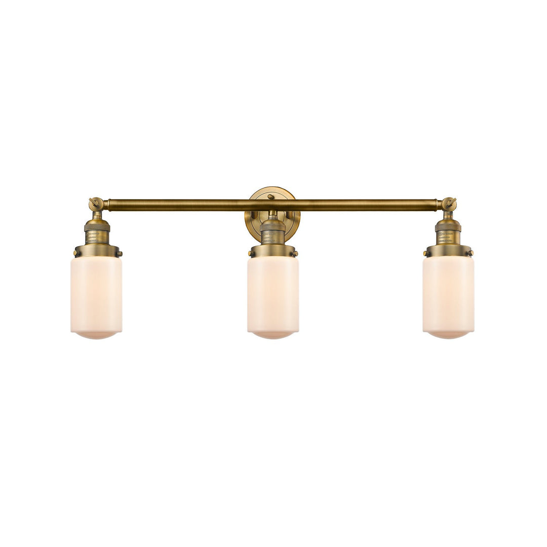 Innovations Franklin Restoration 205-BB-G311 Bath Vanity Light 31 in. wide - Brushed Brass