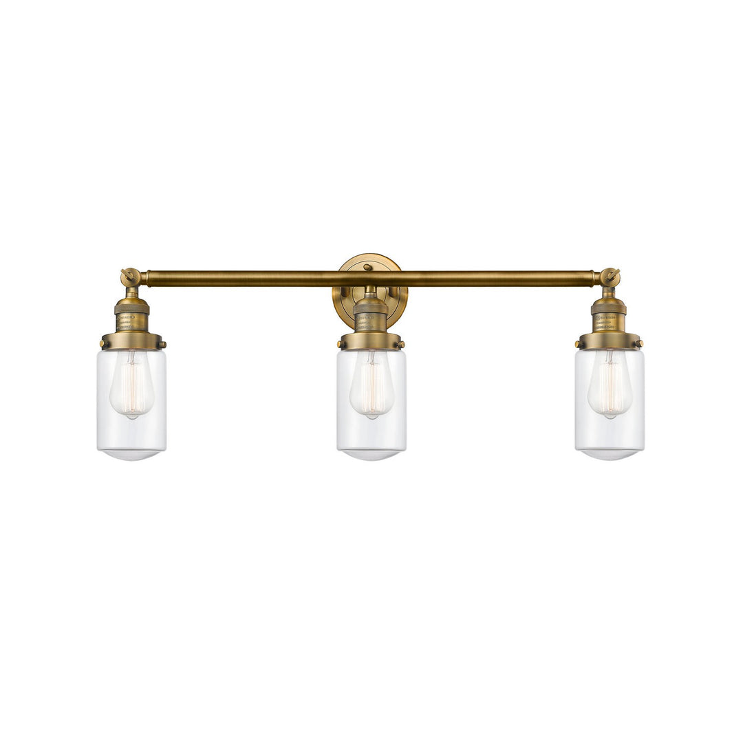 Innovations Franklin Restoration 205-BB-G312-LED Bath Vanity Light 31 in. wide - Brushed Brass