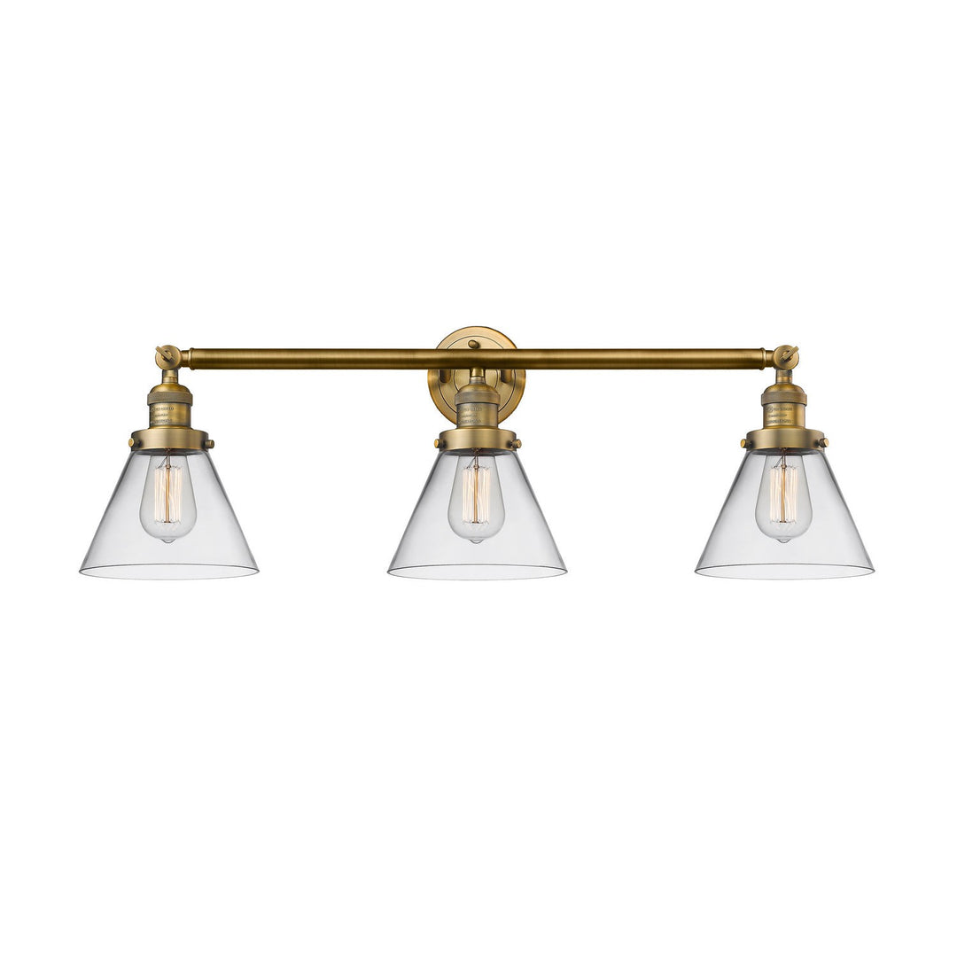 Innovations Franklin Restoration 205-BB-G42-LED Bath Vanity Light 32 in. wide - Brushed Brass