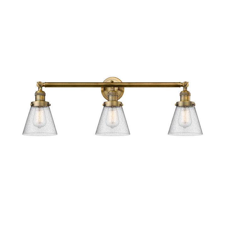 Innovations Franklin Restoration 205-BB-G64-LED Bath Vanity Light 30 in. wide - Brushed Brass