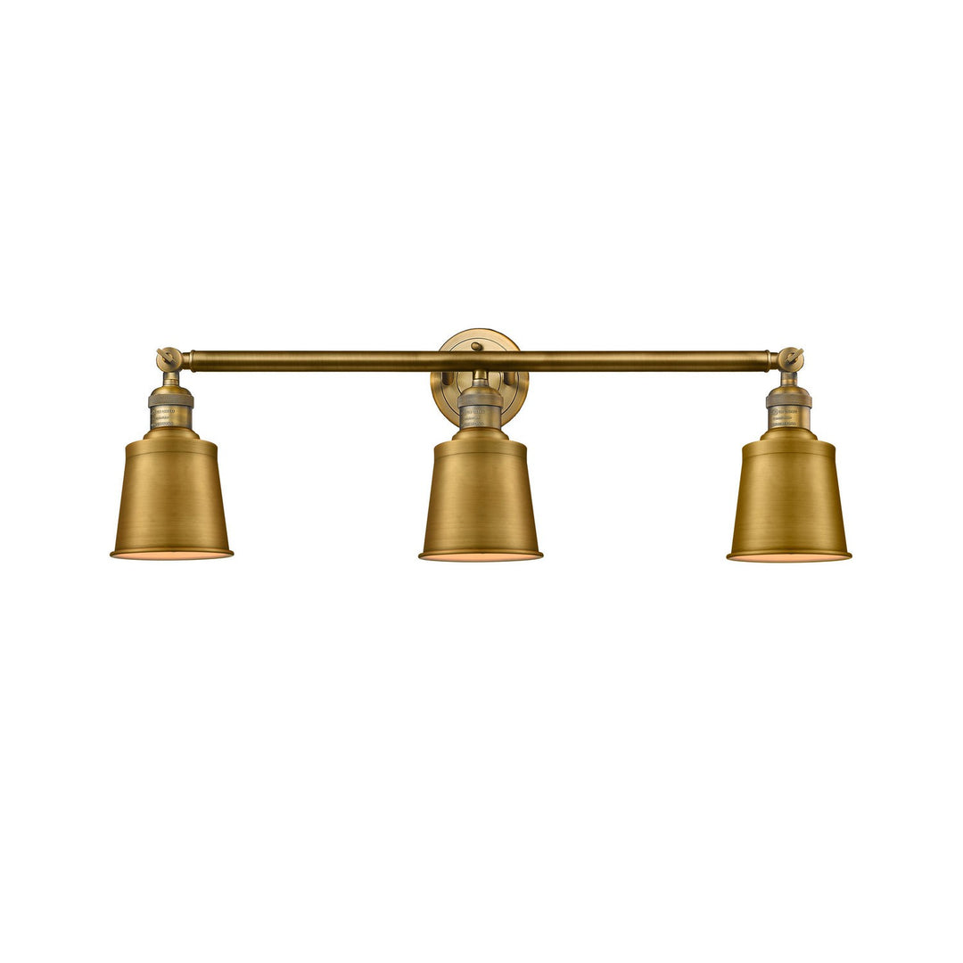 Innovations Franklin Restoration 205-BB-M9-BB-LED Bath Vanity Light 32 in. wide - Brushed Brass