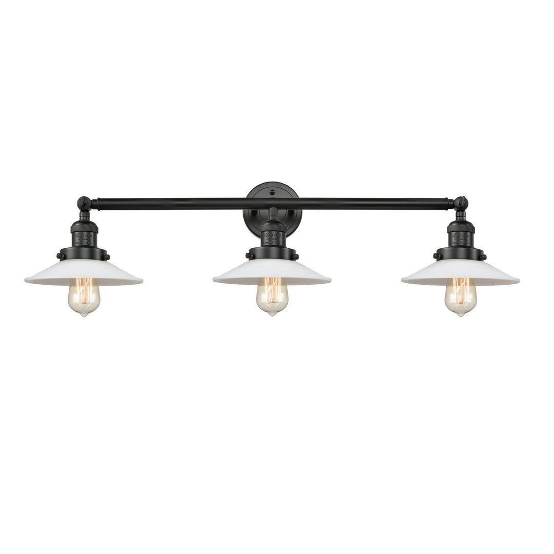 Innovations Franklin Restoration 205-BK-G1 Bath Vanity Light 33 in. wide - Matte Black