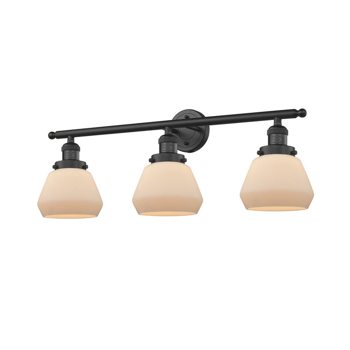 Innovations Franklin Restoration 205-BK-G171 Bath Vanity Light 30 in. wide - Matte Black