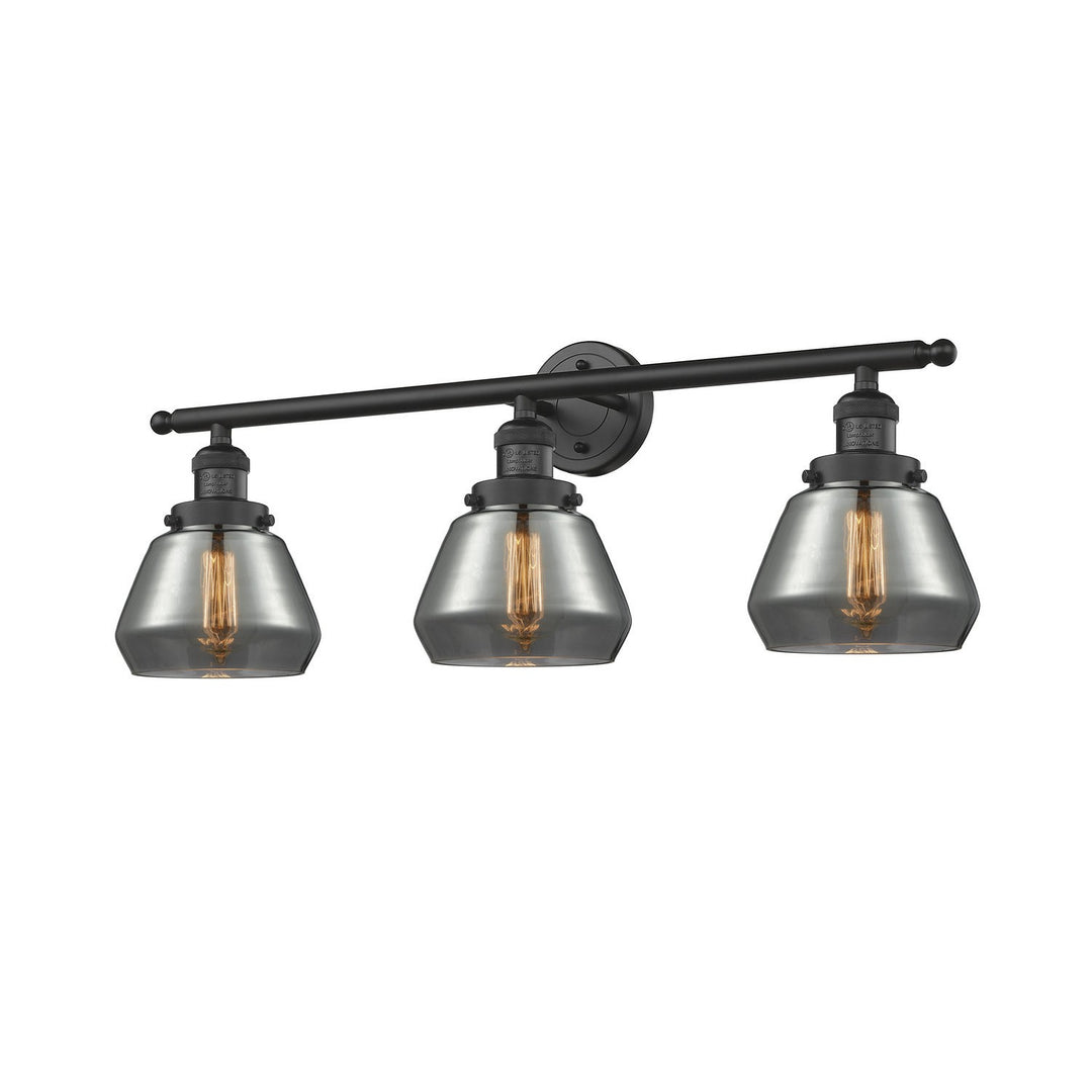 Innovations Franklin Restoration 205-BK-G173-LED Bath Vanity Light 30 in. wide - Matte Black