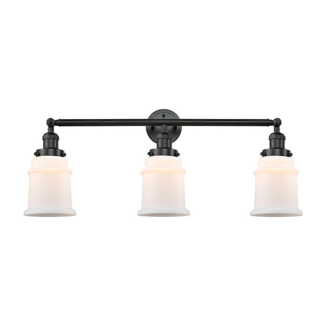 Innovations Franklin Restoration 205-BK-G181 Bath Vanity Light 30 in. wide - Matte Black