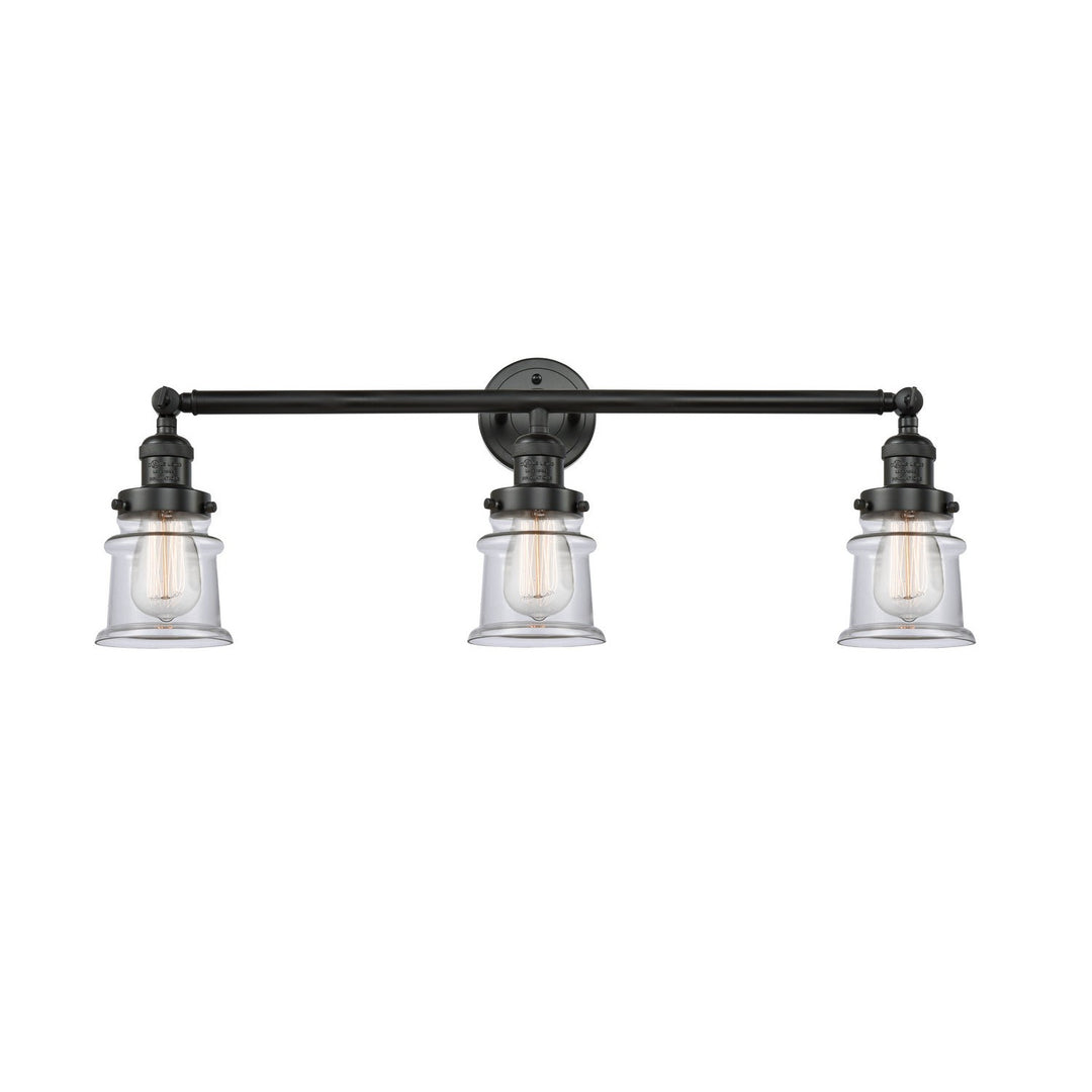 Innovations Franklin Restoration 205-BK-G182S Bath Vanity Light 30 in. wide - Matte Black