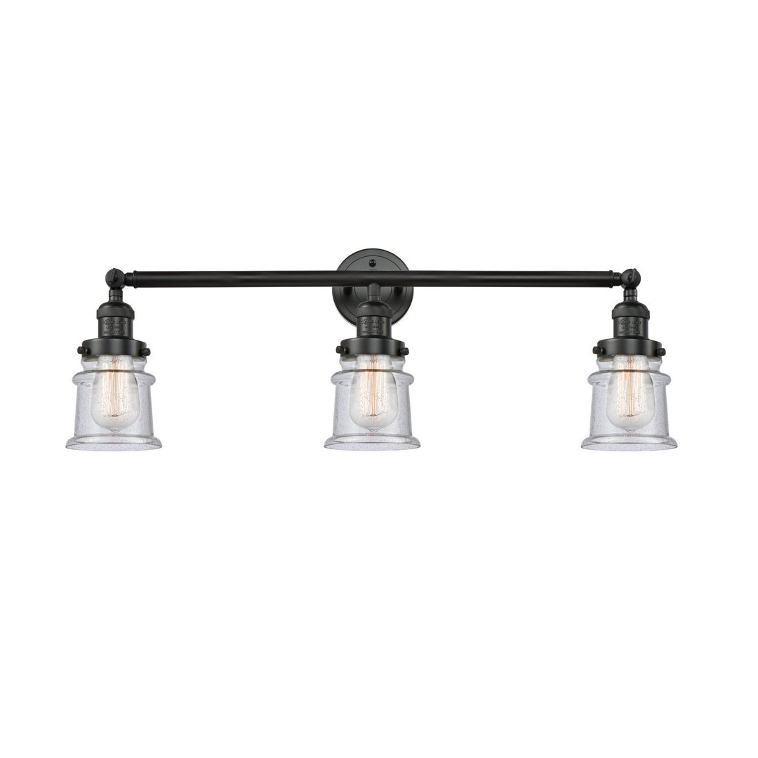 Innovations Franklin Restoration 205-BK-G184S Bath Vanity Light 30 in. wide - Matte Black