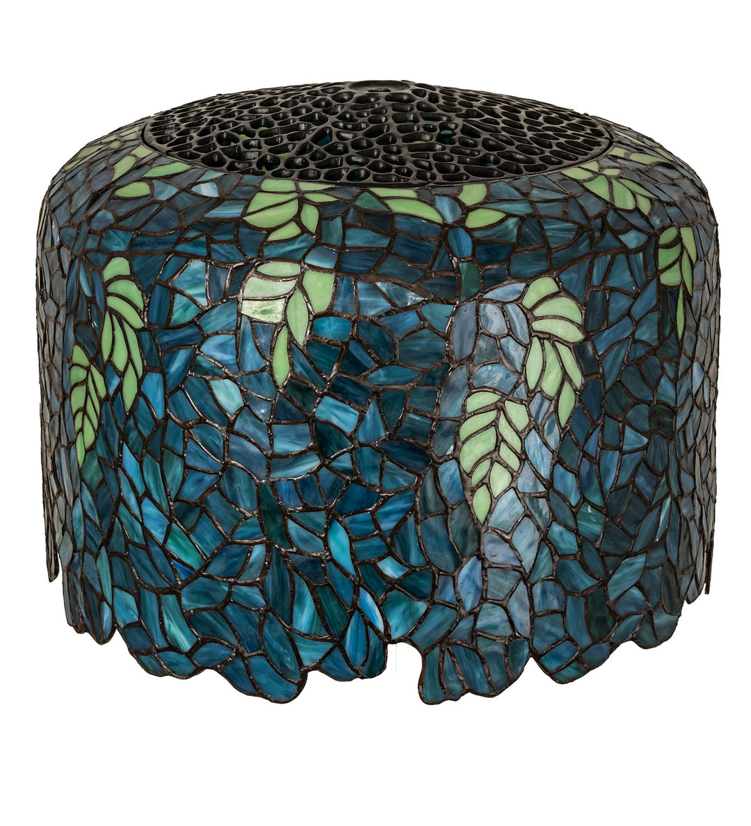 Meyda Tiffany Lighting 118687 Tiffany Wisteria Shade Lamp Shade Multicolored