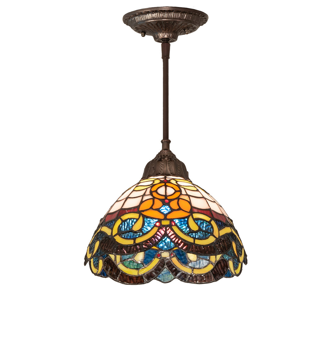 Meyda Tiffany Saturday Morning 139440 Pendant Light - Mahogany Bronze