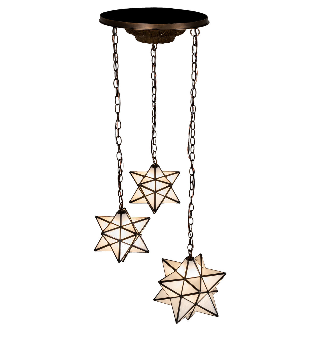 Meyda Tiffany Moravian Star 239858 Pendant Light - Antique Copper