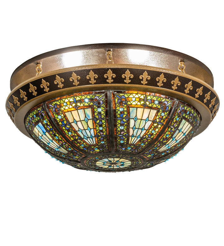 Meyda Tiffany Fleur-De-Lis 244486 Ceiling Light
