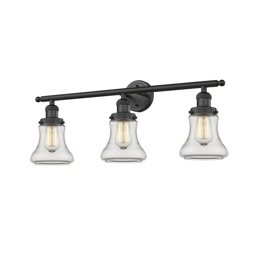 Innovations Franklin Restoration 205-BK-G192 Bath Vanity Light 30 in. wide - Matte Black