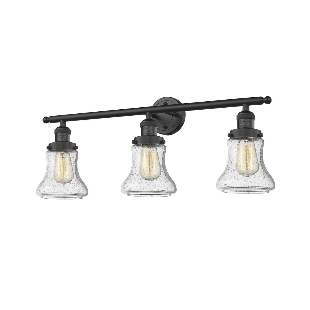 Innovations Franklin Restoration 205-BK-G194 Bath Vanity Light 30 in. wide - Matte Black