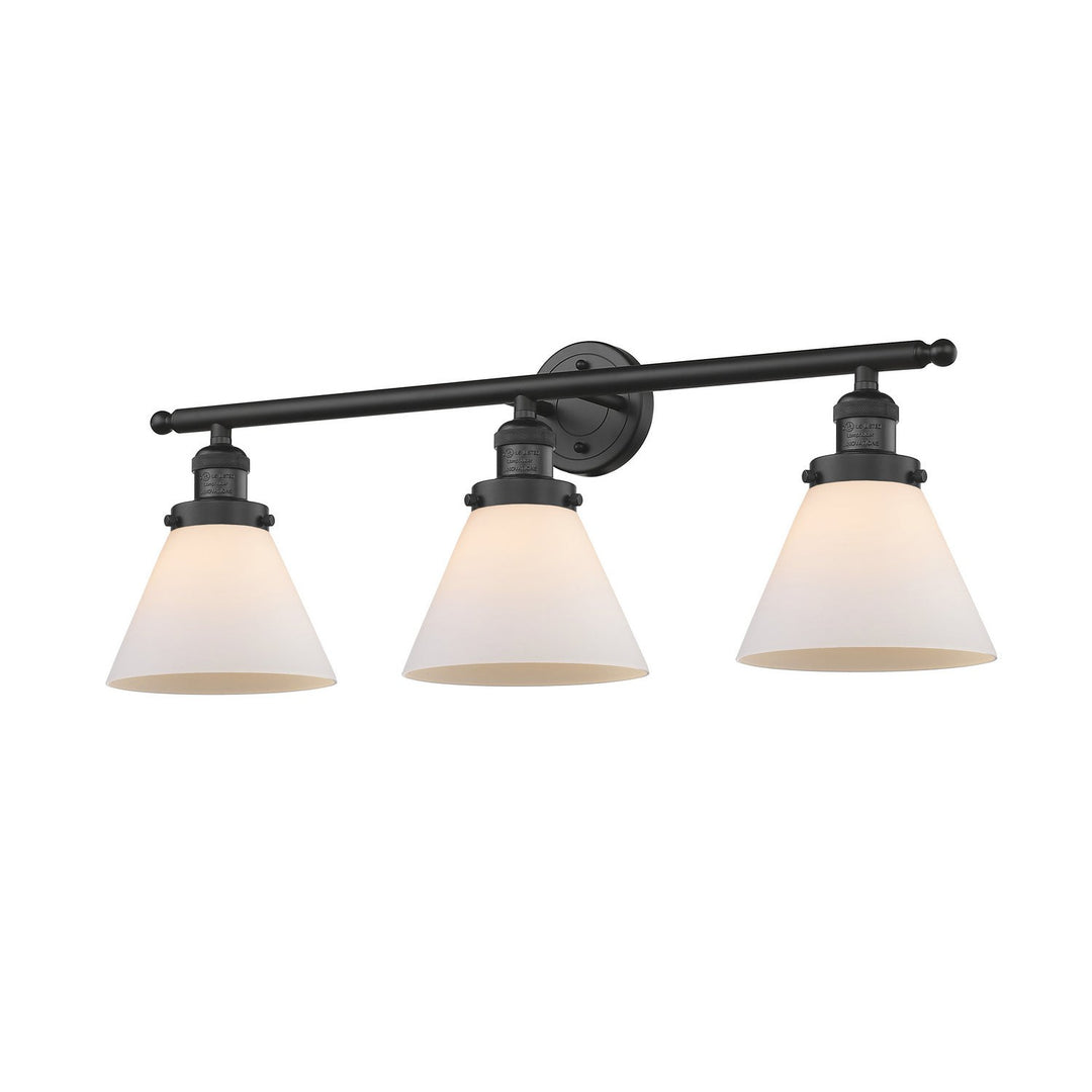 Innovations Franklin Restoration 205-BK-G41 Bath Vanity Light 32 in. wide - Matte Black