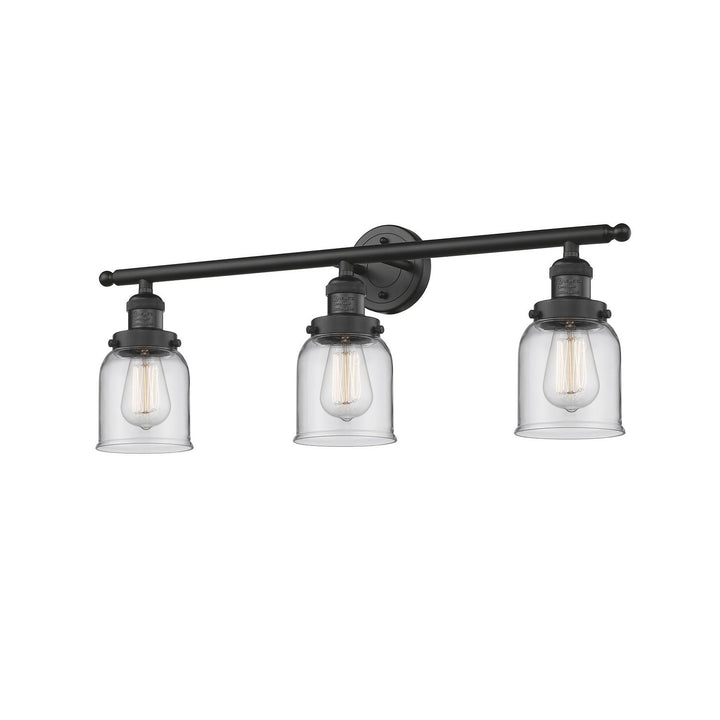 Innovations Franklin Restoration 205-BK-G52 Bath Vanity Light 30 in. wide - Matte Black