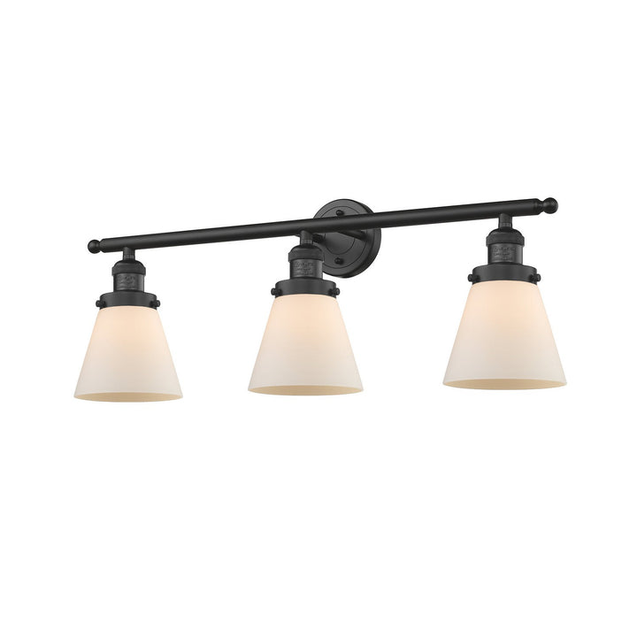 Innovations Franklin Restoration 205-BK-G61-LED Bath Vanity Light 30 in. wide - Matte Black