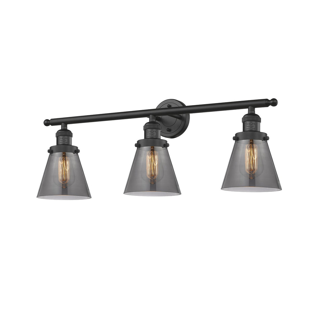 Innovations Franklin Restoration 205-BK-G63 Bath Vanity Light 30 in. wide - Matte Black