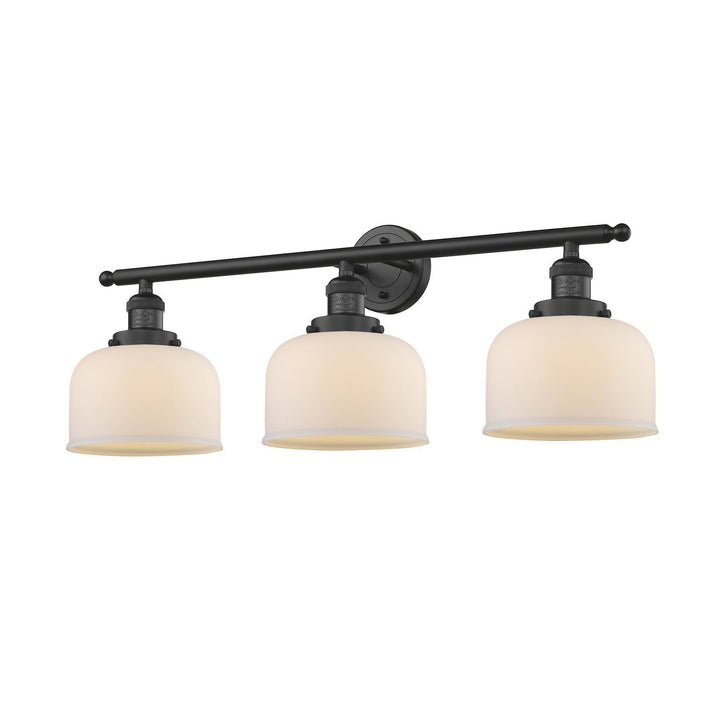 Innovations Franklin Restoration 205-BK-G71 Bath Vanity Light 32 in. wide - Matte Black