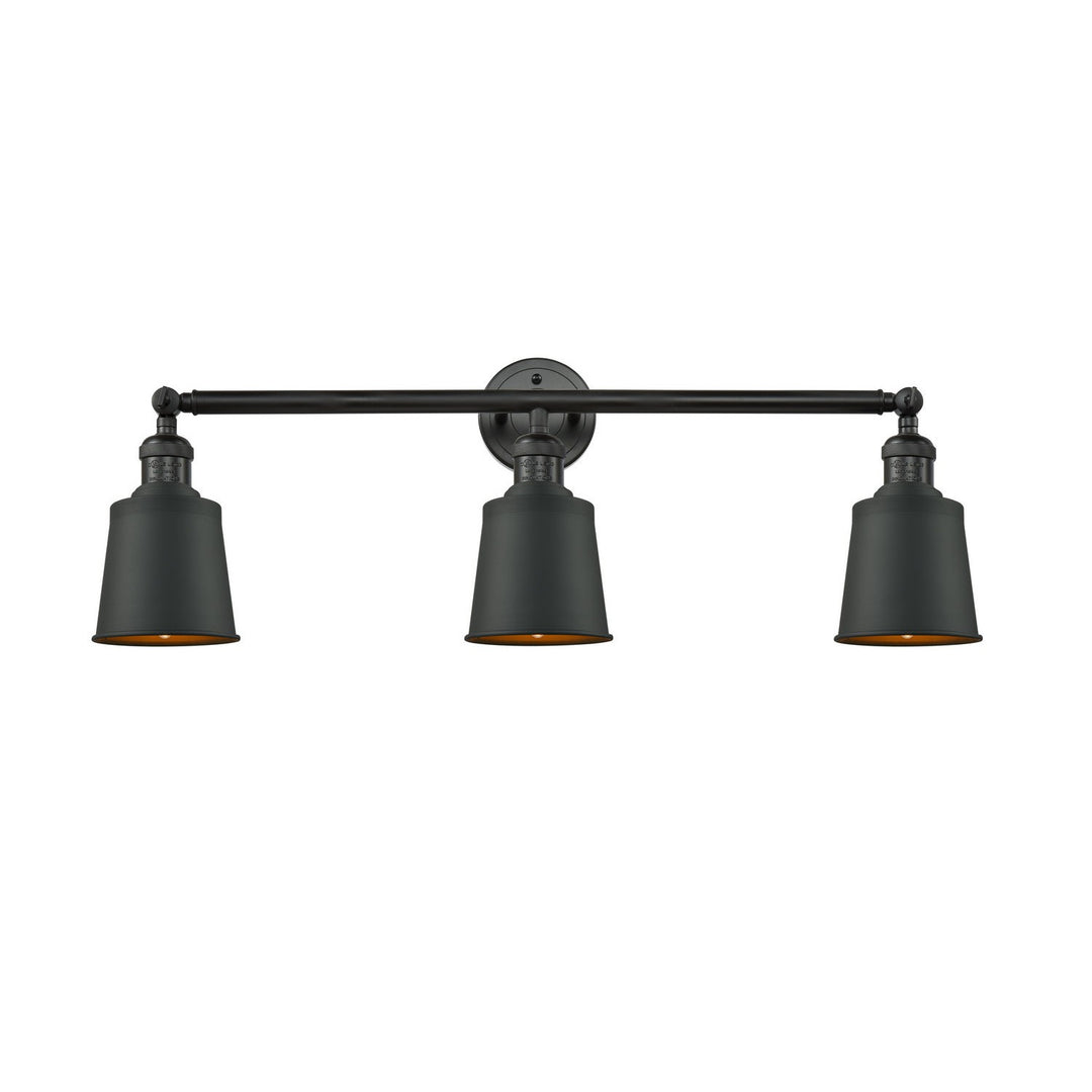Innovations Franklin Restoration 205-BK-M9-BK-LED Bath Vanity Light 32 in. wide - Matte Black