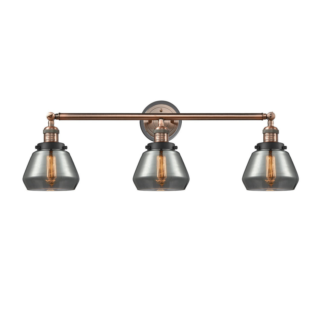 Innovations Franklin Restoration 205BP-ACBK-G173 Bath Vanity Light 30 in. wide - Antique Copper