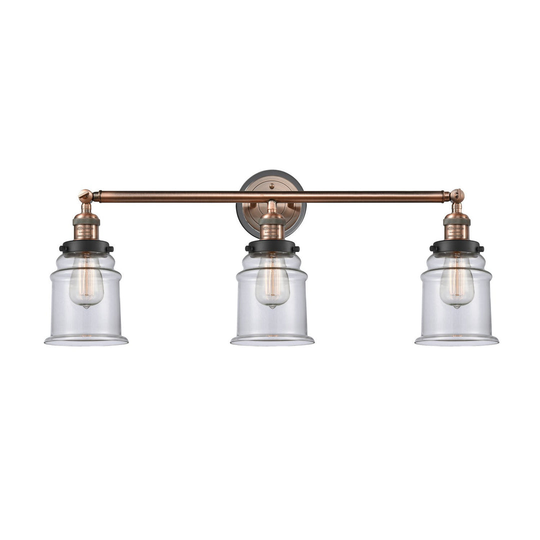 Innovations Franklin Restoration 205BP-ACBK-G182 Bath Vanity Light 30 in. wide - Antique Copper