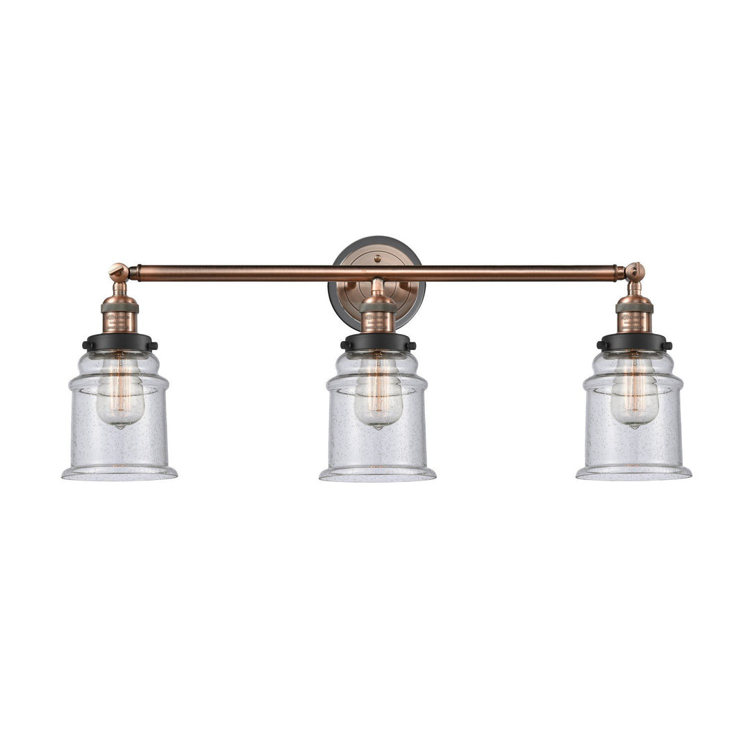 Innovations Franklin Restoration 205BP-ACBK-G184 Bath Vanity Light 30 in. wide - Antique Copper