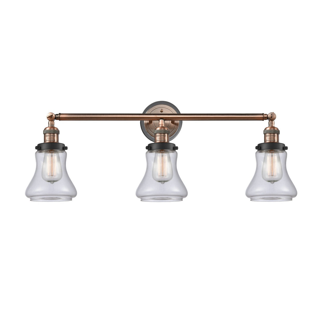 Innovations Franklin Restoration 205BP-ACBK-G192 Bath Vanity Light 30 in. wide - Antique Copper