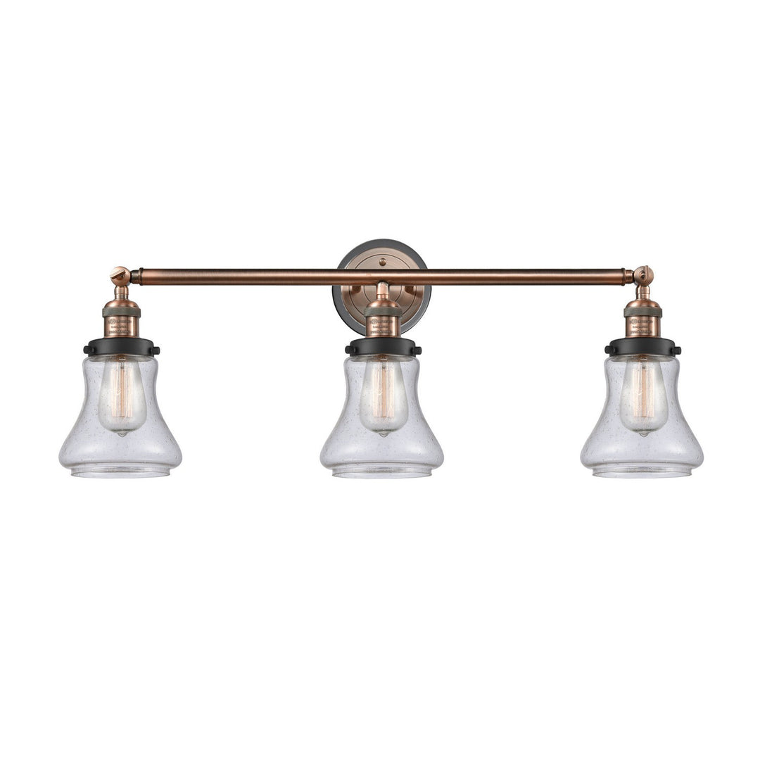 Innovations Franklin Restoration 205BP-ACBK-G194 Bath Vanity Light 30 in. wide - Antique Copper