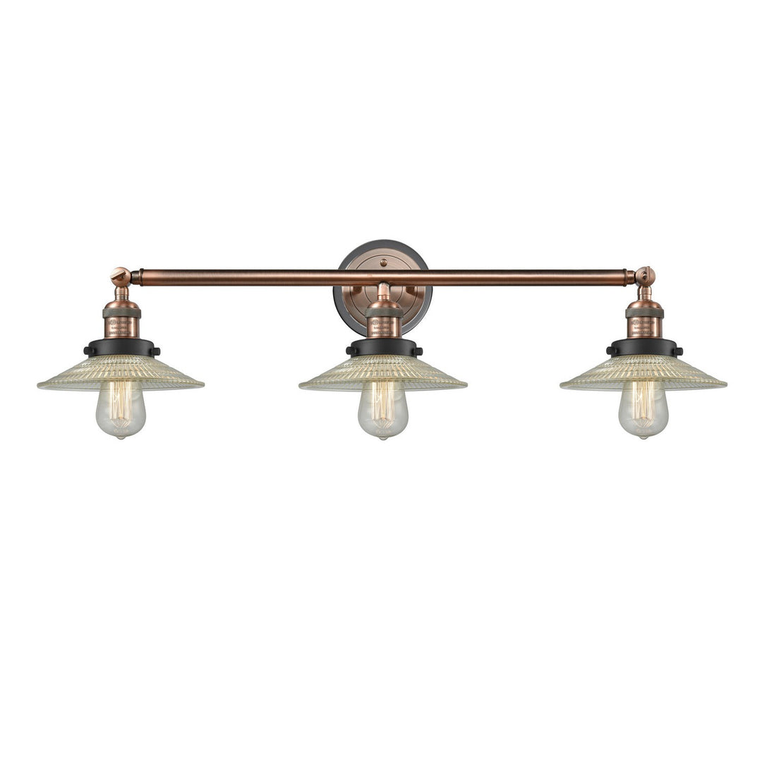 Innovations Franklin Restoration 205BP-ACBK-G2 Bath Vanity Light 33 in. wide - Antique Copper