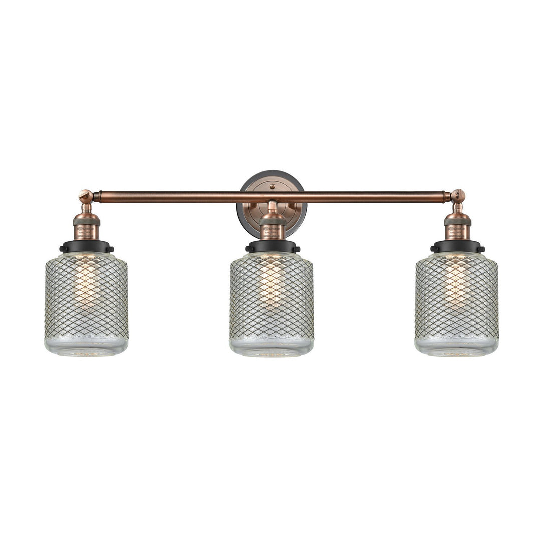Innovations Franklin Restoration 205BP-ACBK-G262 Bath Vanity Light 32 in. wide - Antique Copper