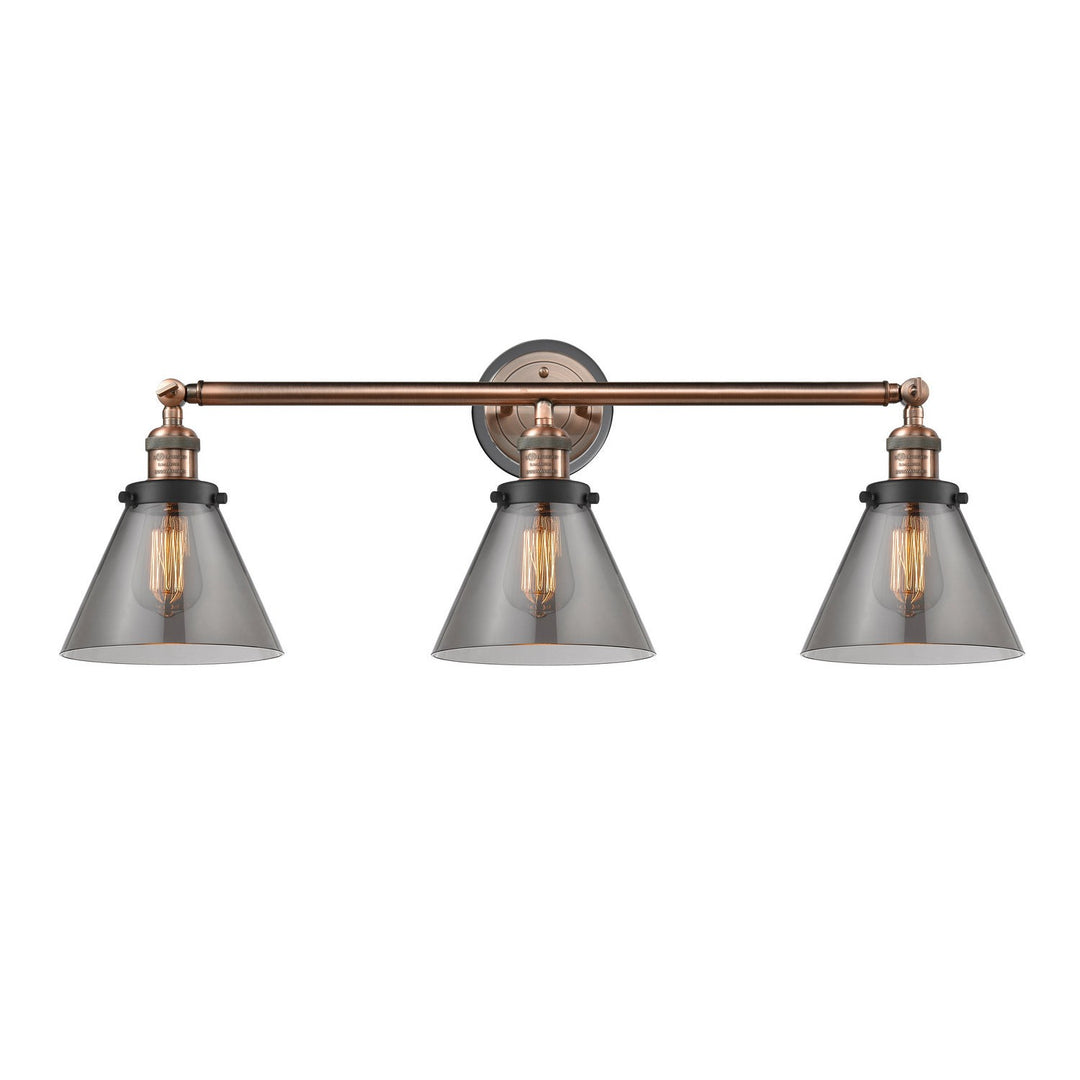 Innovations Franklin Restoration 205BP-ACBK-G43 Bath Vanity Light 32 in. wide - Antique Copper