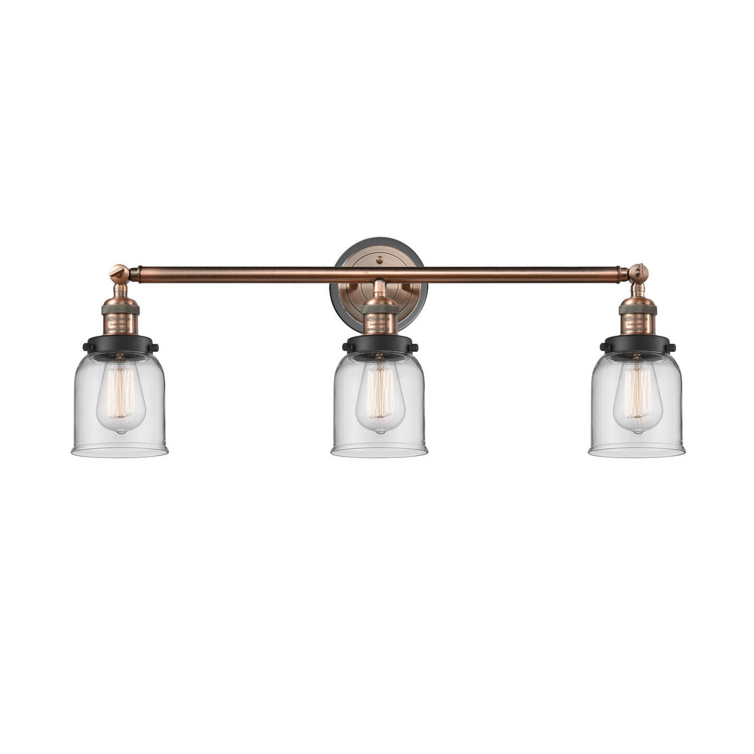 Innovations Franklin Restoration 205BP-ACBK-G52 Bath Vanity Light 30 in. wide - Antique Copper