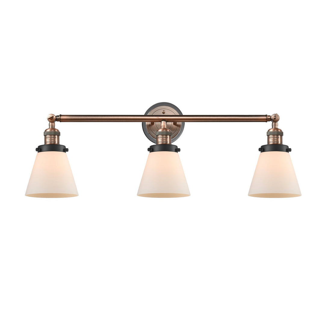 Innovations Franklin Restoration 205BP-ACBK-G61 Bath Vanity Light 30 in. wide - Antique Copper