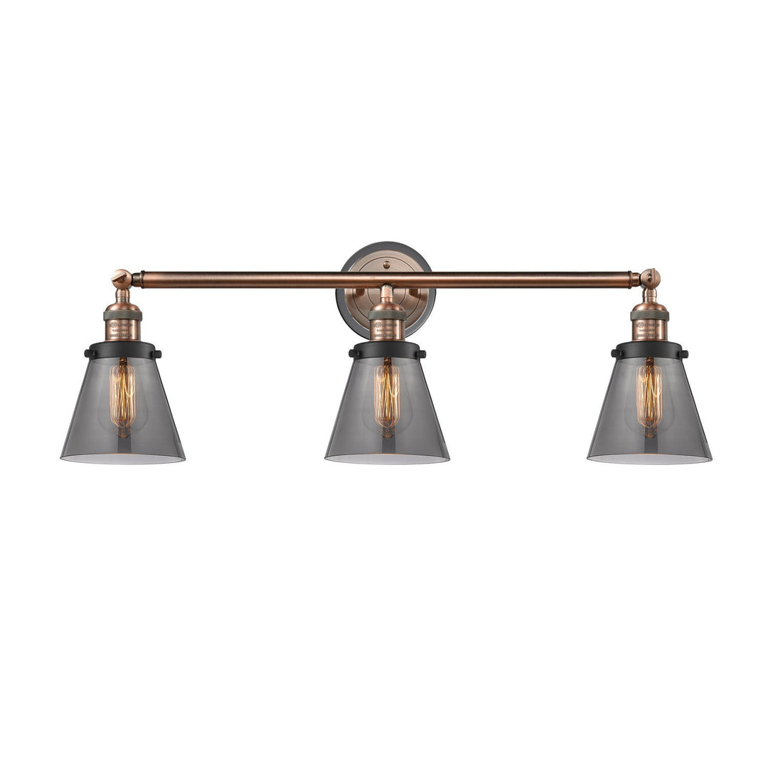 Innovations Franklin Restoration 205BP-ACBK-G63 Bath Vanity Light 30 in. wide - Antique Copper