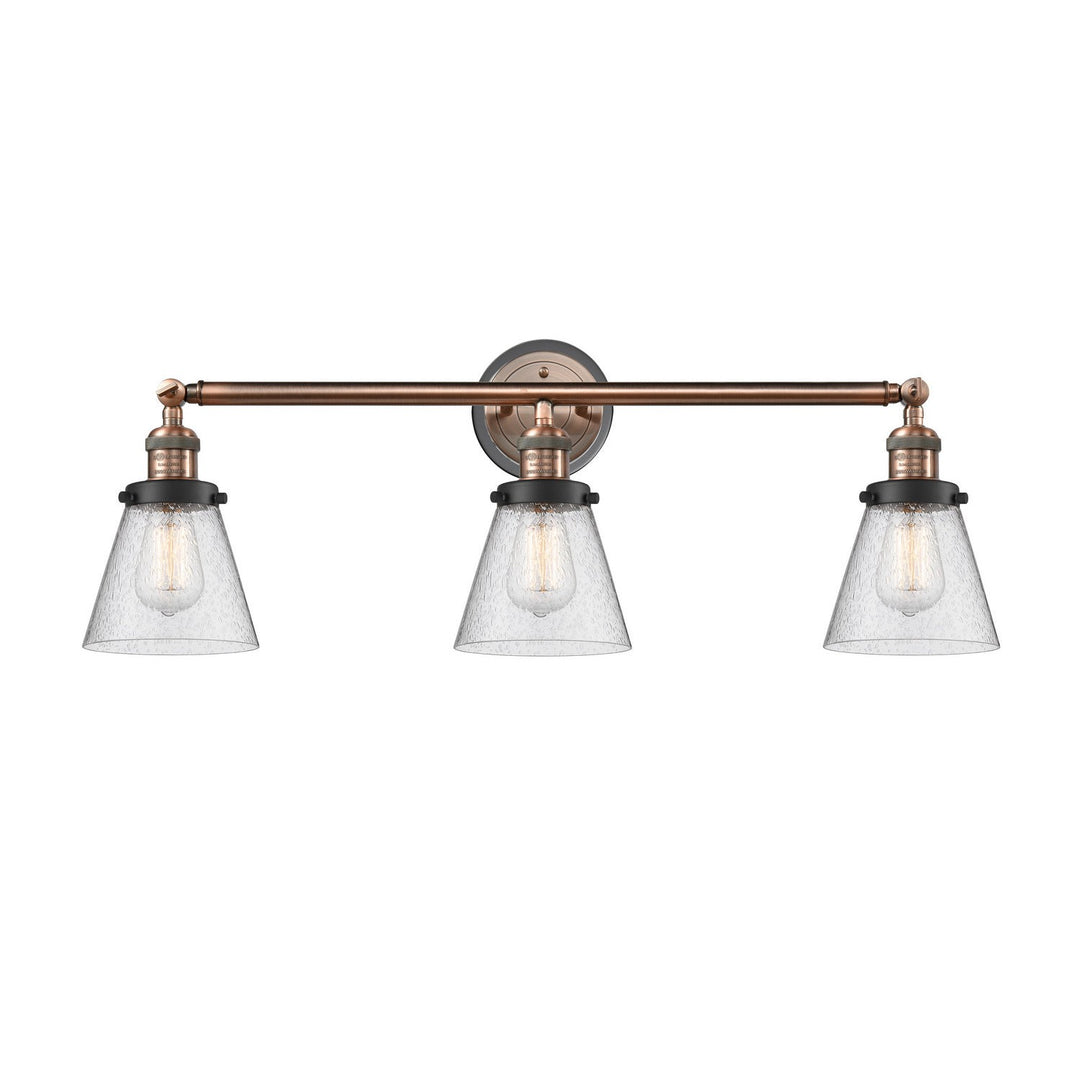 Innovations Franklin Restoration 205BP-ACBK-G64 Bath Vanity Light 30 in. wide - Antique Copper